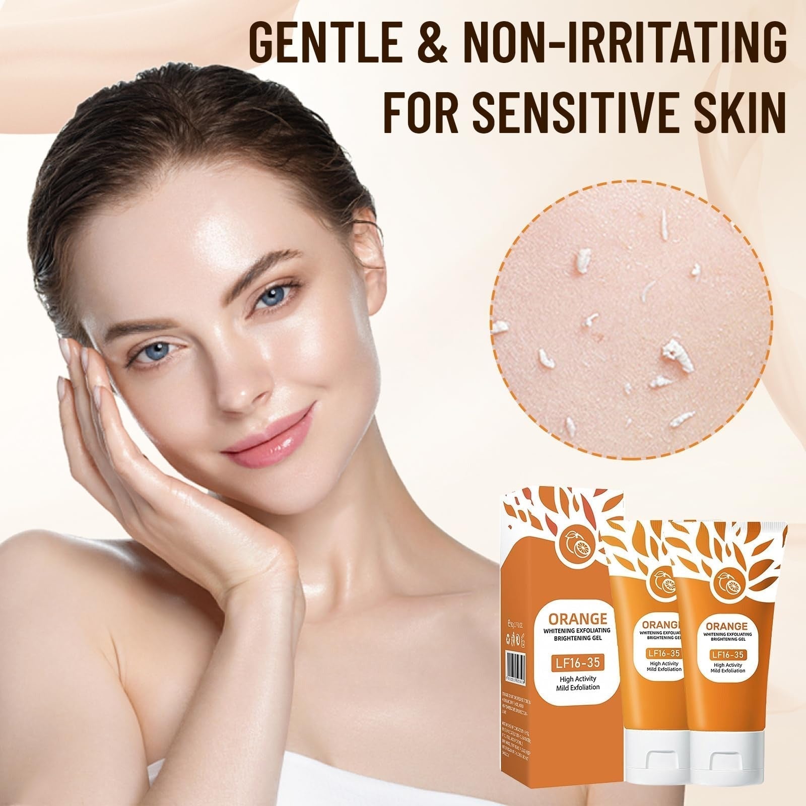 Orange Exfoliating Gel for Face & Body