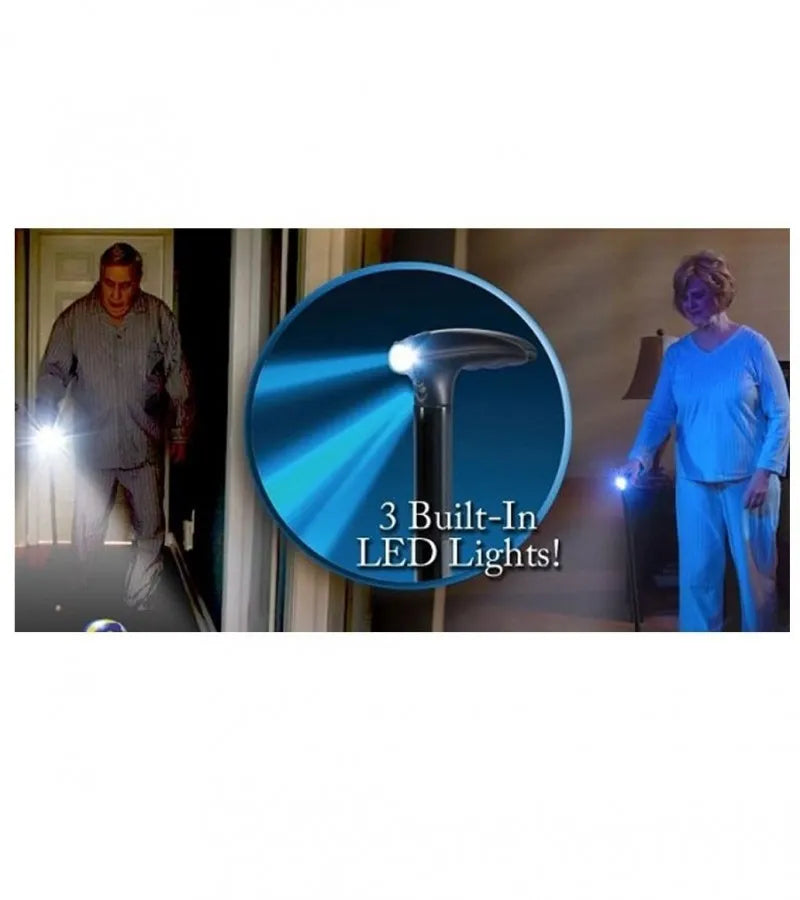Strong Trusty Cane with Led Light.