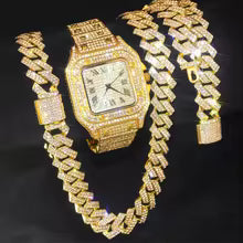 Luxury watch, bracelet and Necklace set
