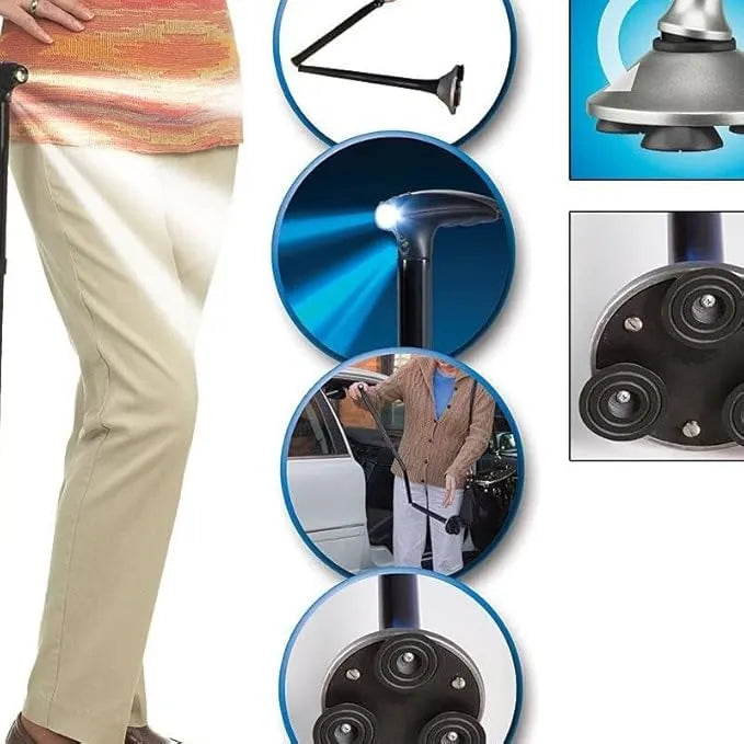 Strong Trusty Cane with Led Light.